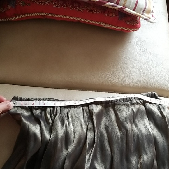 Metallic midi twirl slip skirt - Picture 4 of 6